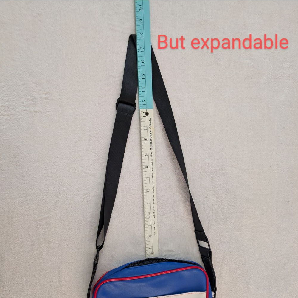 Rampage Crossbody Red Blue Logo Bag - Picture 9 of 10